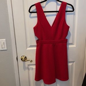 Red Cutout Dress